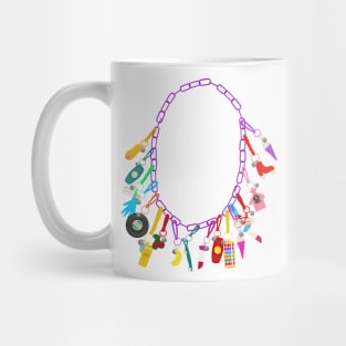 80's Charm Necklace Mug